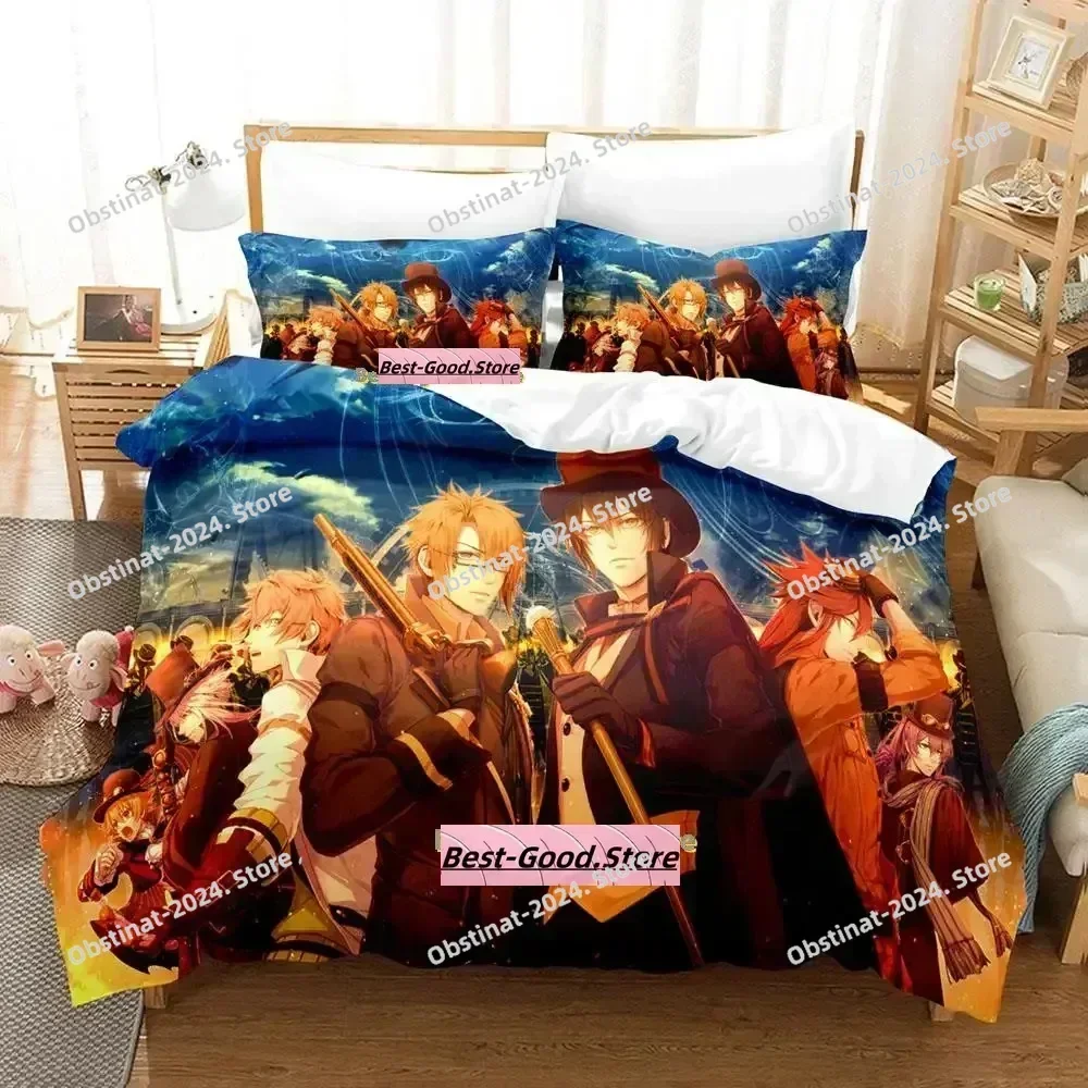 2023 Code Realize Guardian of Rebirth Bedding Set Cartoon Anime three-piece set Adult Kid Bedroom Duvetcover Sets 3D Kawaii