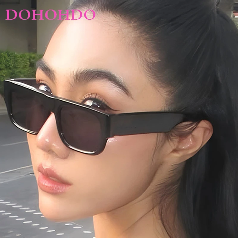 

Trendy Fashion Big Frame Square Sunglasses Men Women Vintage Luxury Brand Personality Street Shooting Sunglasses Unisex UV400