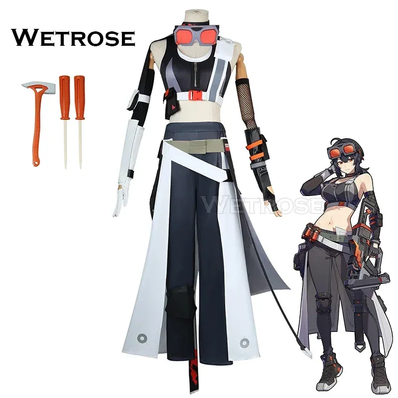 

【Wetrose】In Stock Grace Howard Cosplay Costume ZZZ Zenless Zone Zero Grace Howard Full Set Wig Halloween Xmas