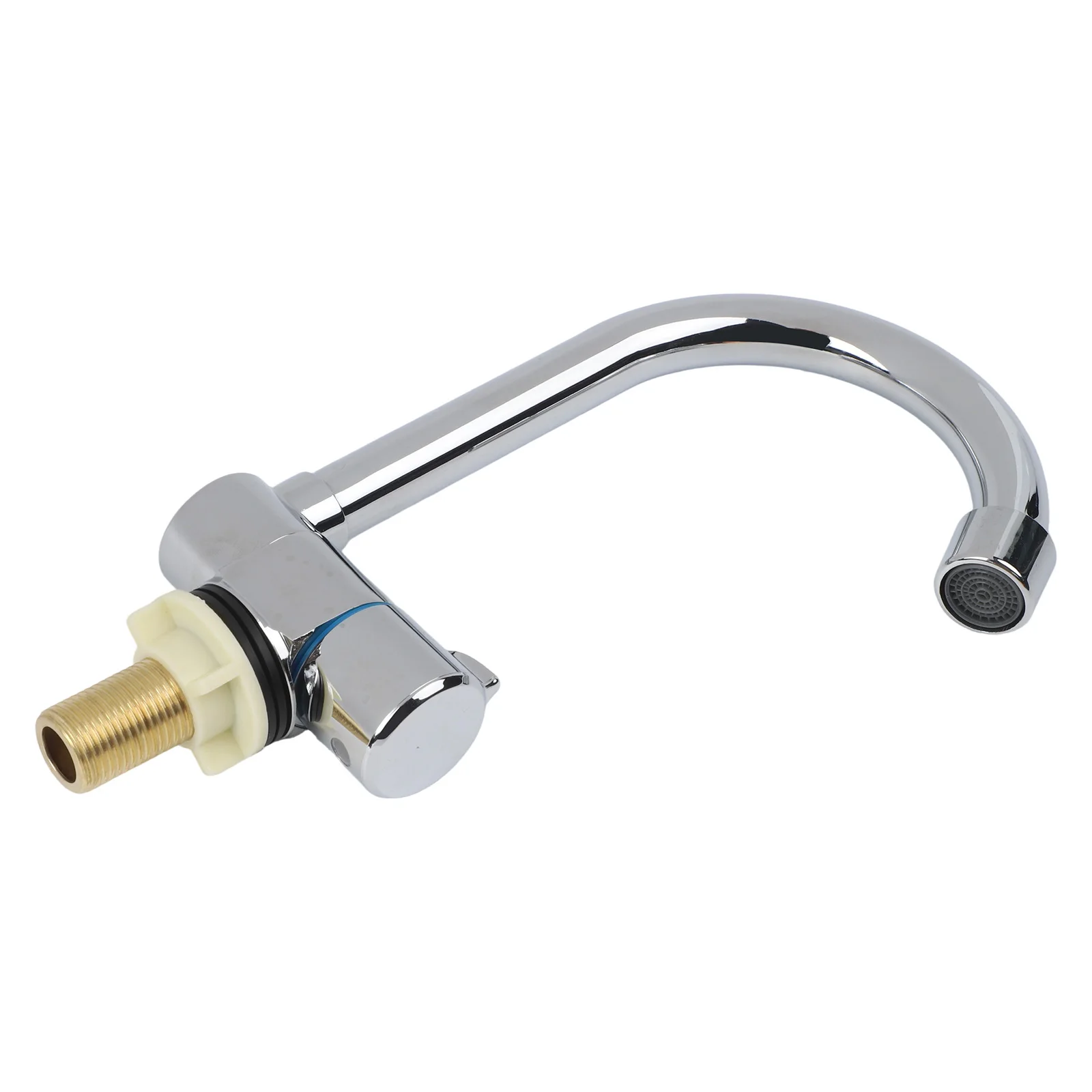 205*138*81mm G1 2 360 Rotating Faucet Stylish Chrome Plated Faucet Modern Faucet Compatible With Standard Sinks