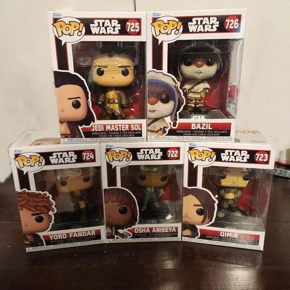 Funko Pop Star Wars Action Figures Yord Fandar Jedi Master Sol Osha Aniseya Figure VINYL Collect Decoration Figurine Toy Gift