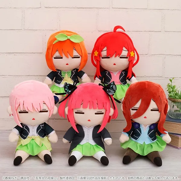 

Original The Quintessential Quintuplets Anime Cartoon Nakano Ichika Nakano Miku Character Plush Toy Doll Children Christmas Gift