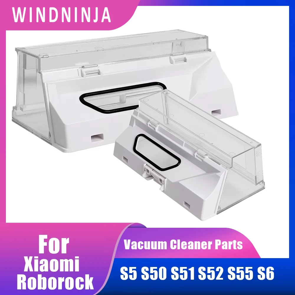 ملحقات صندوق الغبار لشاومي Roborock S5 S50 S51 S52 S55 S6 T6 جهاز آلي لتنظيف الأتربة أجزاء صندوق صندوق الغبار مجموعات مرشح HEPA #1