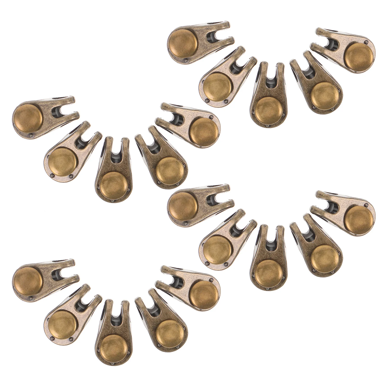 

20 set Alloy Boot Lace Buckles Repair Fasteners Metal Shoe Hooks Rivets For Hiking Boots Outdoor Footwear Diy Replacement