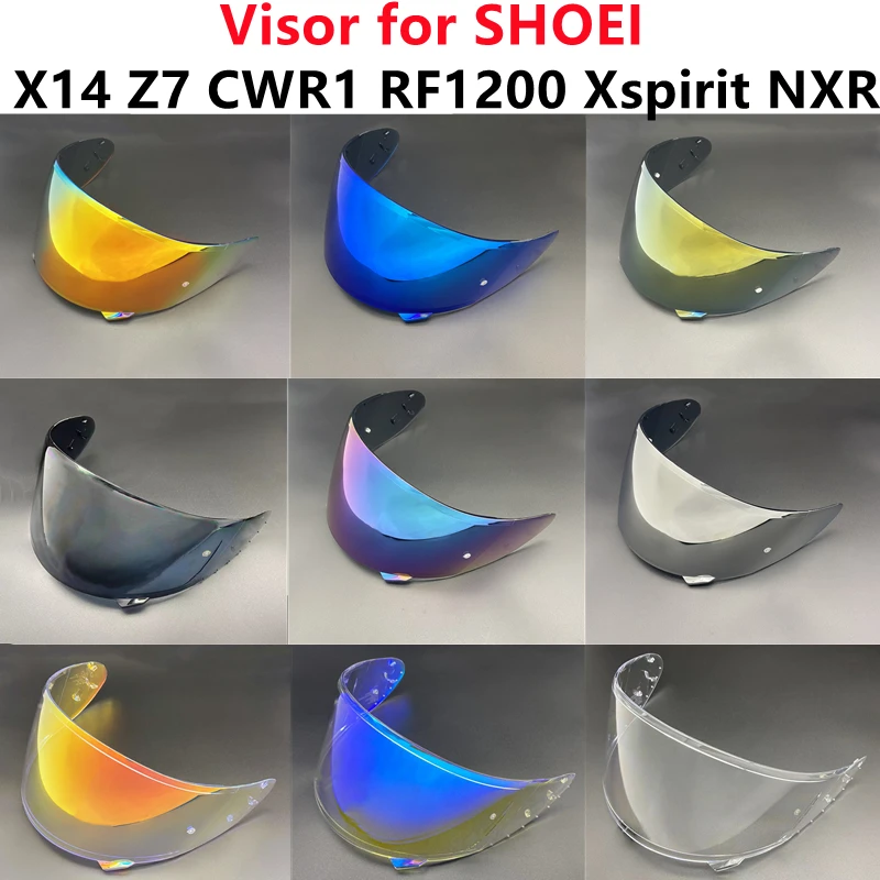 Motorcycle Helmet Shields for SHOEI Xspirit CWR1 RF1200 X14 NXR Z7 Helmet Visor Sunscreen Capacete Moto Lens Accessories