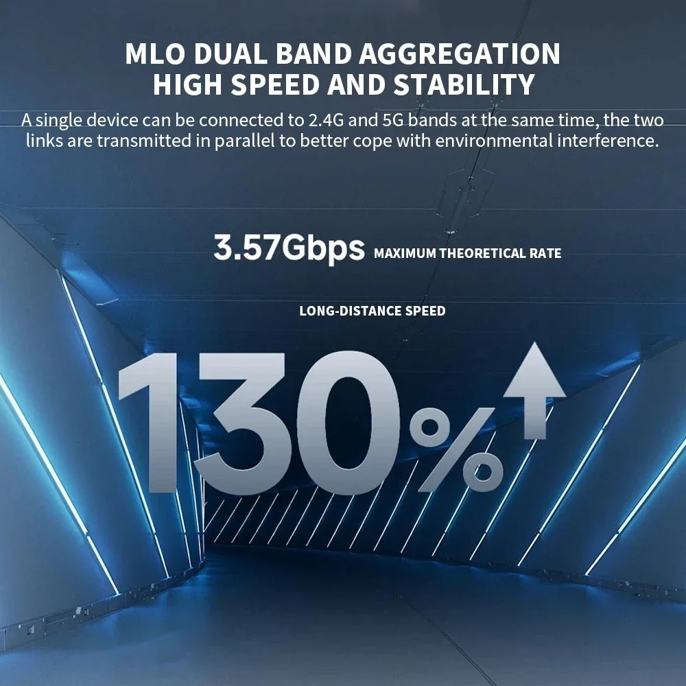 

Xiaomi BE3600 Gigabit Version Router WiFi 7 Mesh MLO Dual-Band End Ethernet Port Repeater VPN Networking Gaming Acceleration