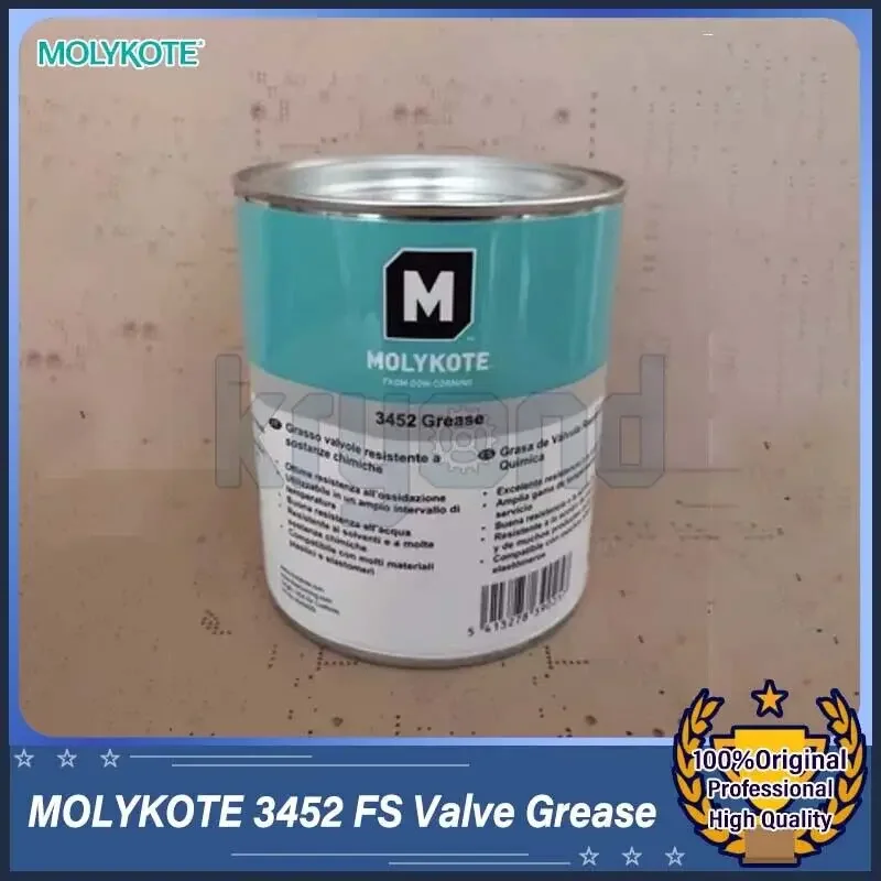 

1PC MOLYKOTE 3452 Grease FS 1kg Dow Corning 3452 Valve Lubricant Grease