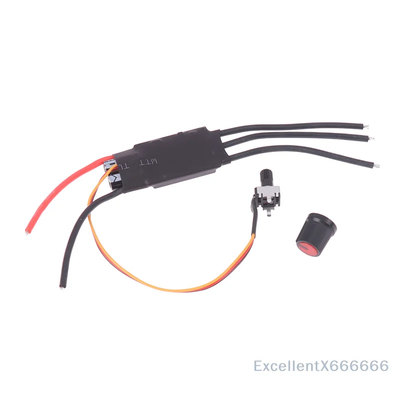 Controlador de velocidade da placa de acionamento do motor DC com potenciômetro DC 6.5V-27V BLDC driver de motor sem escova trifásico Hallless