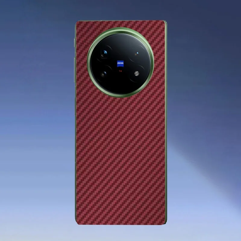 Carbon Fiber Skin Grain Full Body Phone Protector Sticker For VIVO X FOLD5/3/2PRO Back +Sides Wrap Film