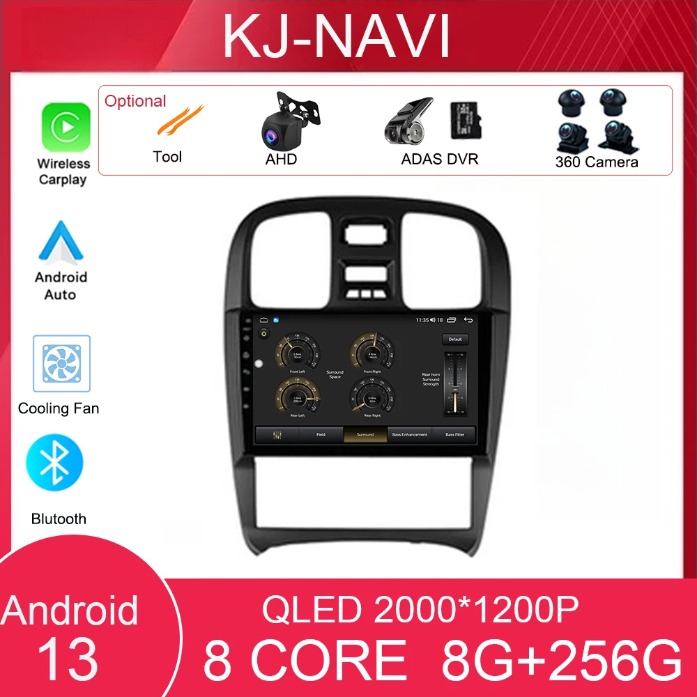 

Car Navigation Screen Android 13 Carplay For Hyun dai2001 - 2012 Navigation Screen Android 13 BT DPS 4G LET Wireless Carplay DVD