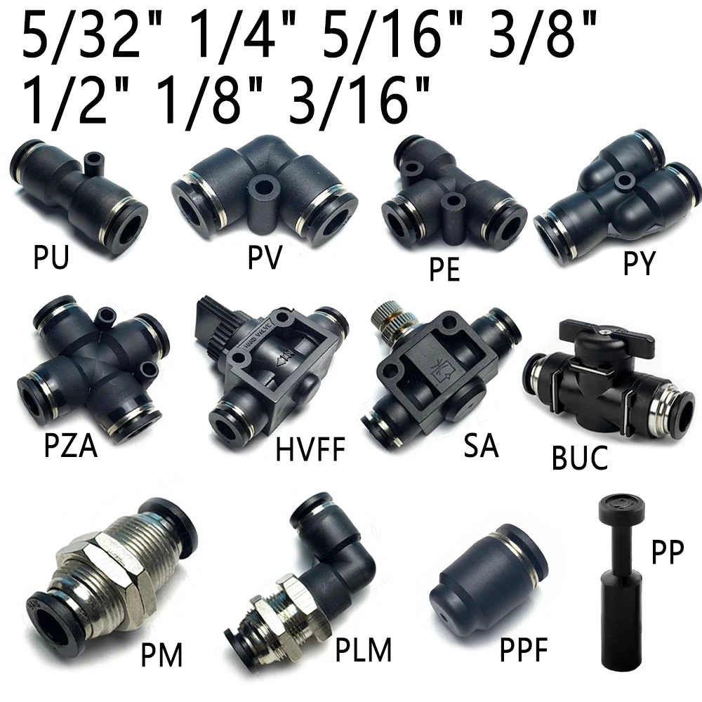 Pneumatic Quick Connector 5/32 