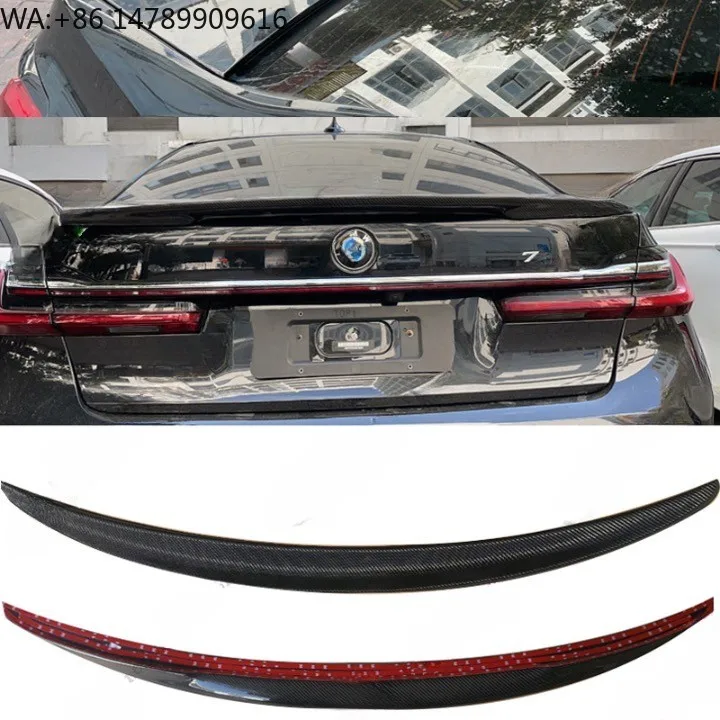 

Premium Bespoke Facelift Body KitMP Style High Quality G11 G12 730 740Li 750 Carbon Fiber Rear Trunk Spoiler With Tapes For 7 S