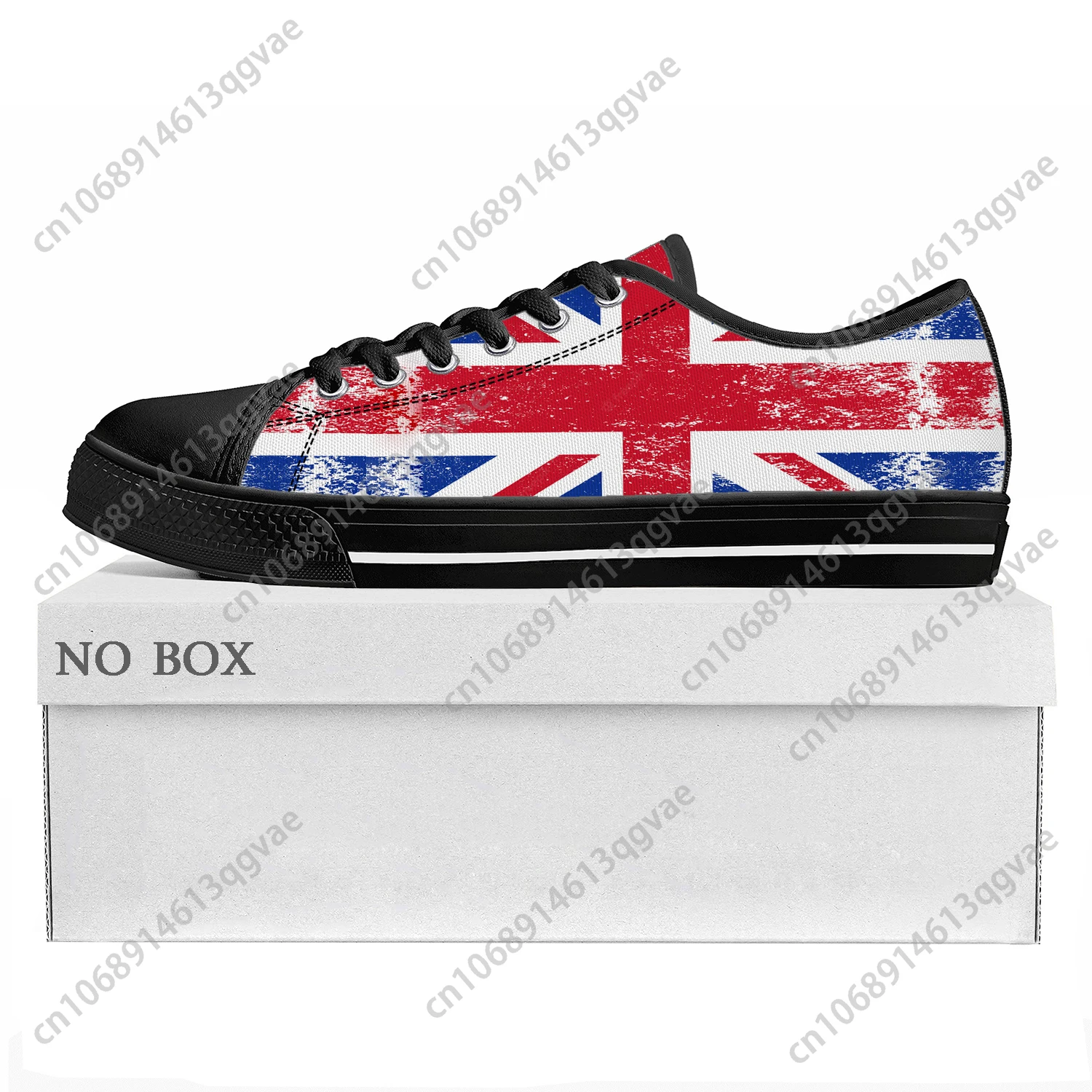 England Flag Low Top High Quality Sneakers Mens Womens Teenager Canvas Sneaker England Prode Casual Couple Shoes Custom Shoe