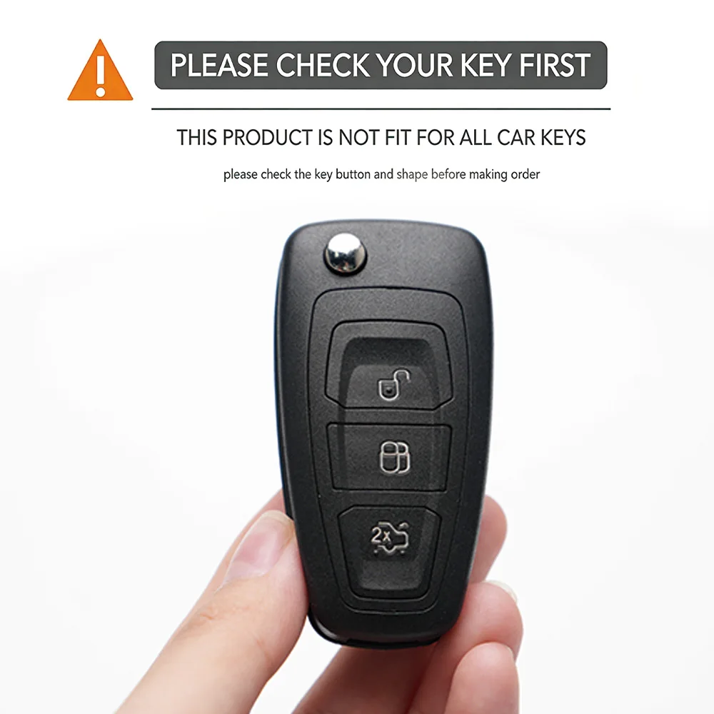 3 Button Silicone Car Remote Key Fob Cover Case For Ford Ranger C-Max S-Max Focus MK3 Galaxy Mondeo Transit Tourneo Custom