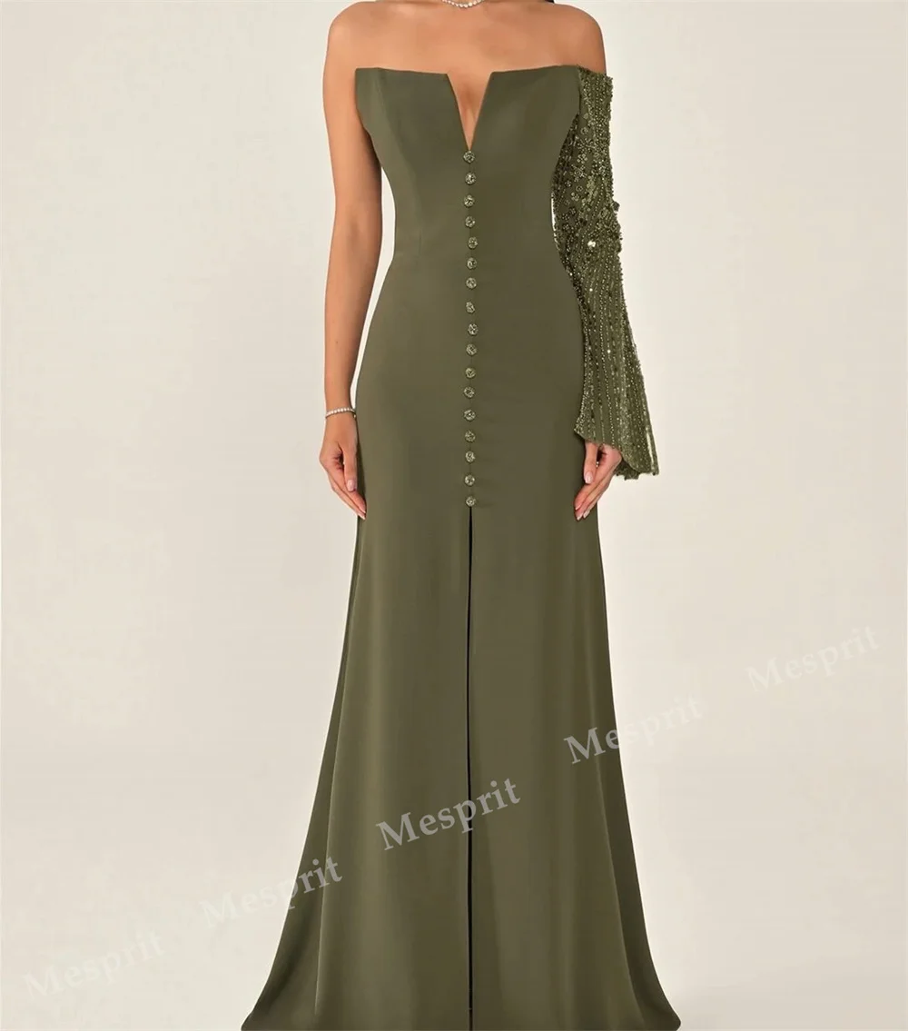 Customized High Quality Sparkle Evening Dress Sequined A-line Long Dresses Modern Style Party Gown Exquisite image 3