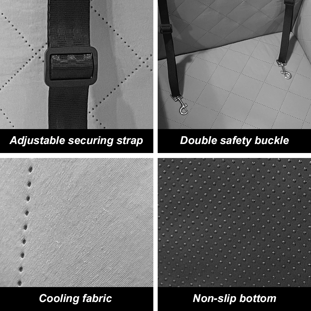 Transportín refrigerado para perros y gatos – Cama de viaje antiarañazos - imagen 3