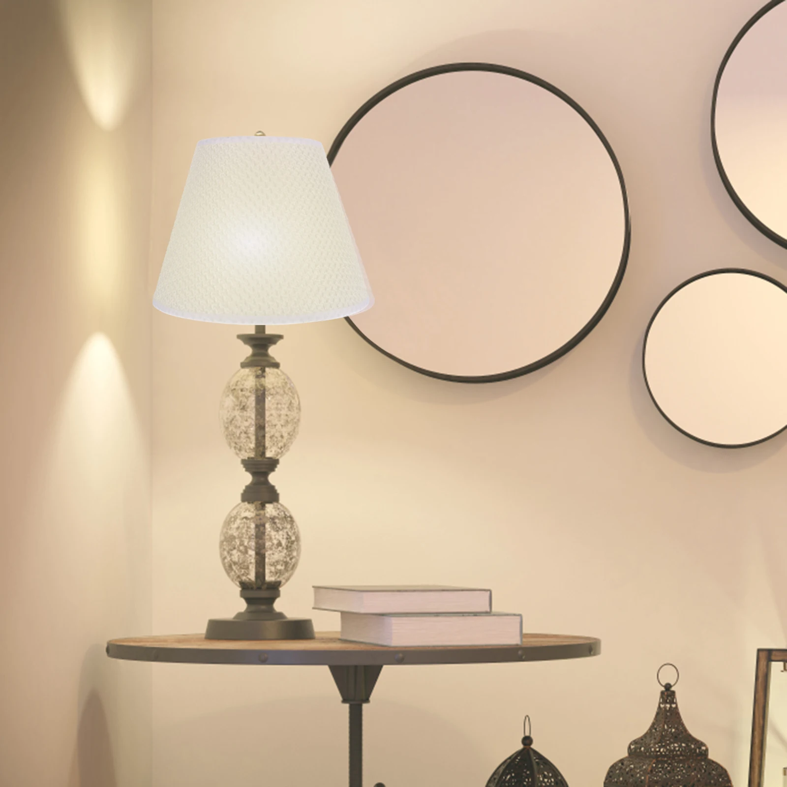 

Woven Lampshade Accessory Table Cover Rattan Premium Material Lampshades