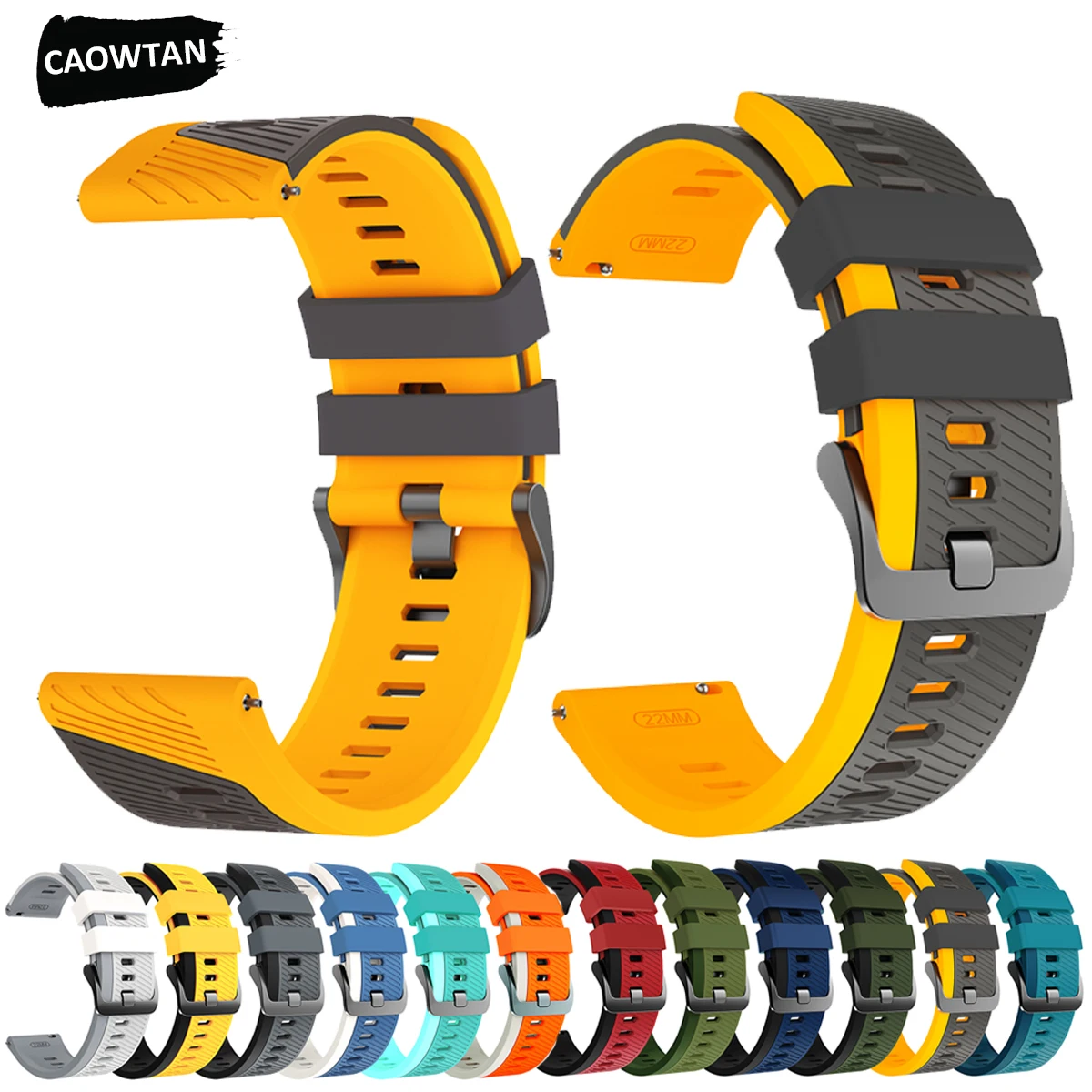 �y�Z�[�����z22mm�V���R���X�g���b�v Huawei WATCH GT6 5 4 46mm�Ή��AHUAWEI Watch Runner 2�o���h�AGarmin Forerunner 265 255 570 47mm�Ή�