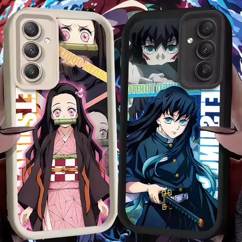 Demon Slayer Case for Samsung Galaxy A55 A35 A25 A15 A05 A05S 5G A24 A13 A23 A12 A22 A32 A52 A52S A71 A72 A51 Soft Silicone Etui