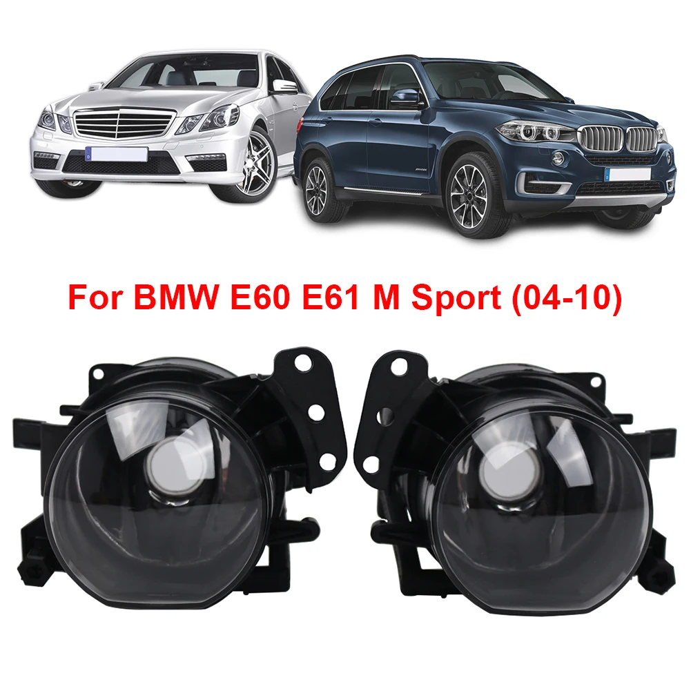 Front Fog Light Lamp Housing 63177897187 Driving Fog Light Housing 63177897188 for BMW E60 525I 528I 530I 535I 545I 550I M5