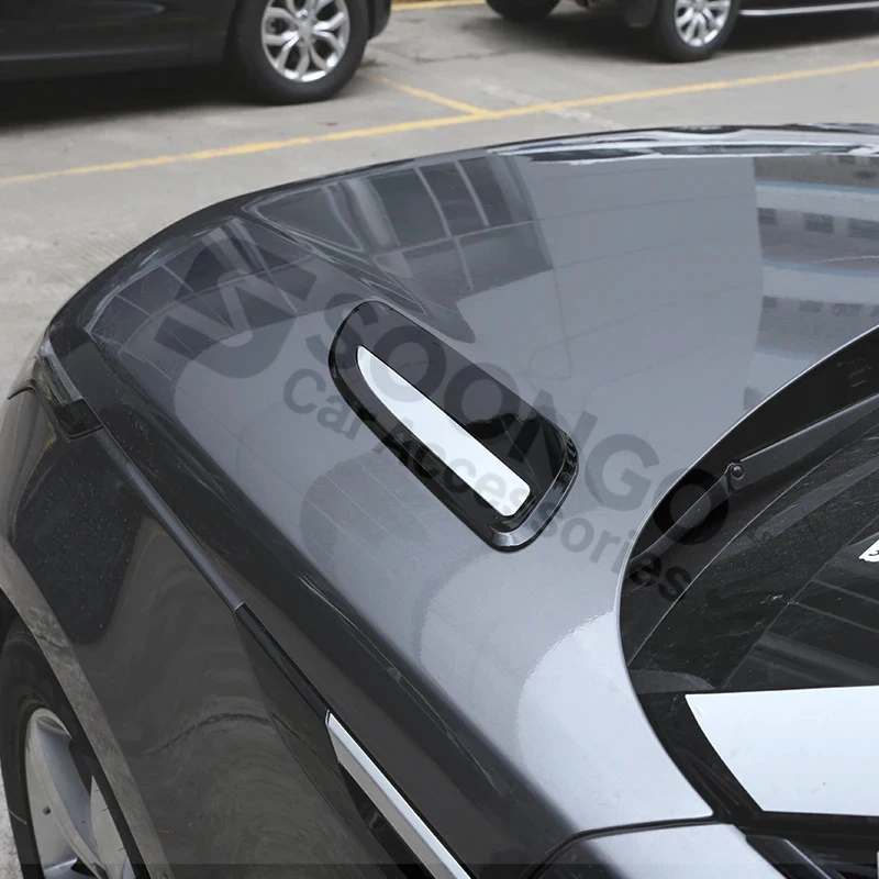 For Range Rover Velar 2017 2018 2019 ABS Car Hood Intake Scoop Air Vent Outlet Wing Panel Trim Exterior Decoration Accessories