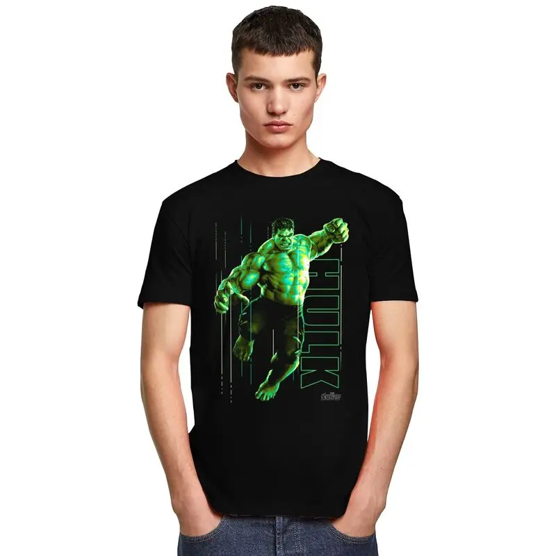 Hulk The Incredible Glow Men T Shirt 100% Cotton Tee Tshirt Short-Sleeve Printed T-shirt Gift