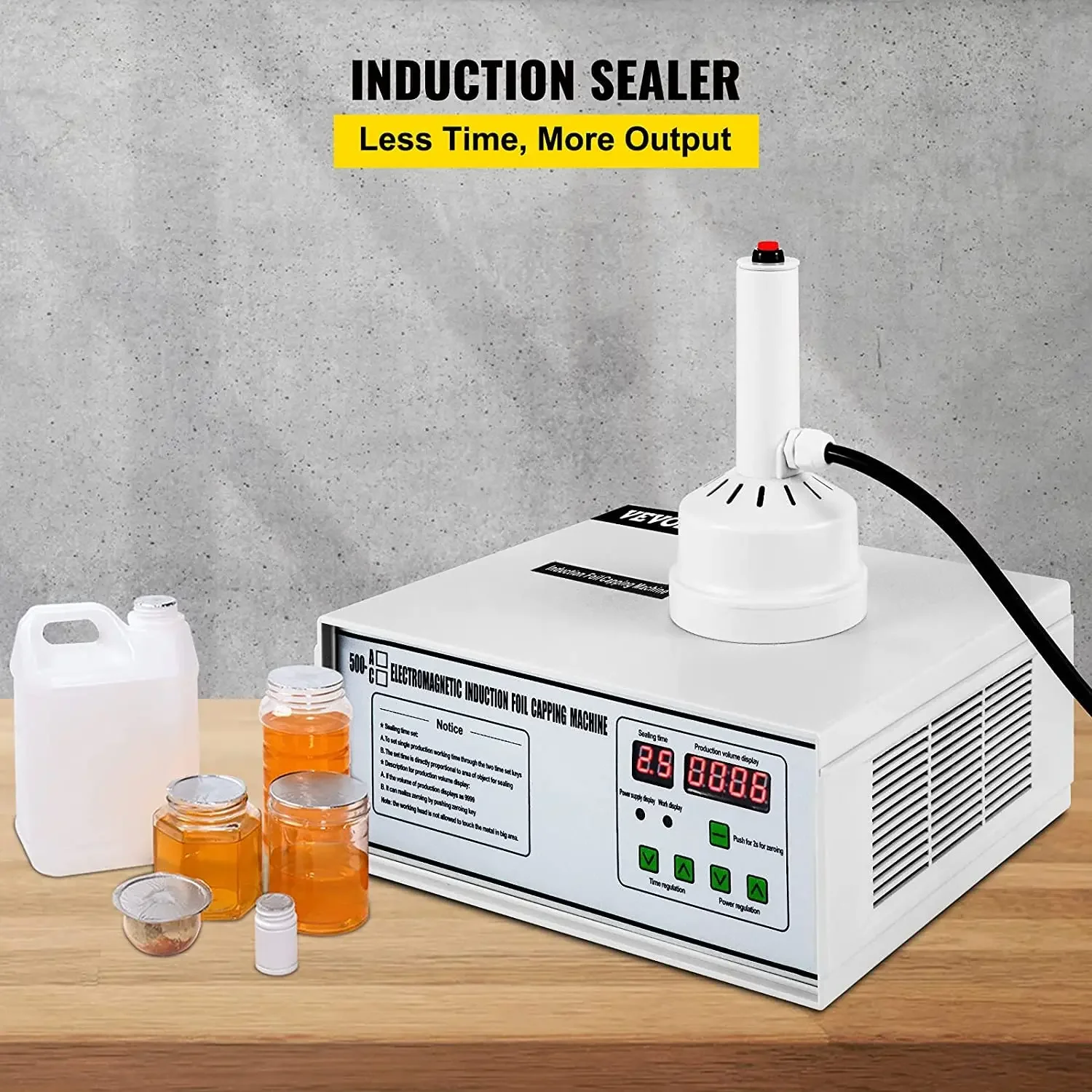 Induction Sealer, 20mm-100mm 110V Induction Bottle Sealing Machine, Induction Sealing Machine
