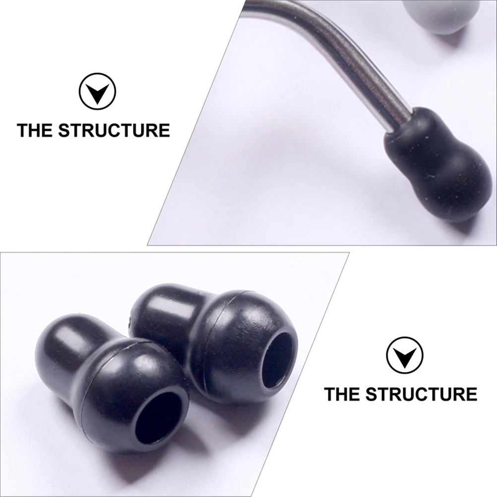 

12pcs Silicone Earplugs 6 Colors Stethoscope Ear Tips Replacement Sound Conduction Reduction Noise Isolation Medical