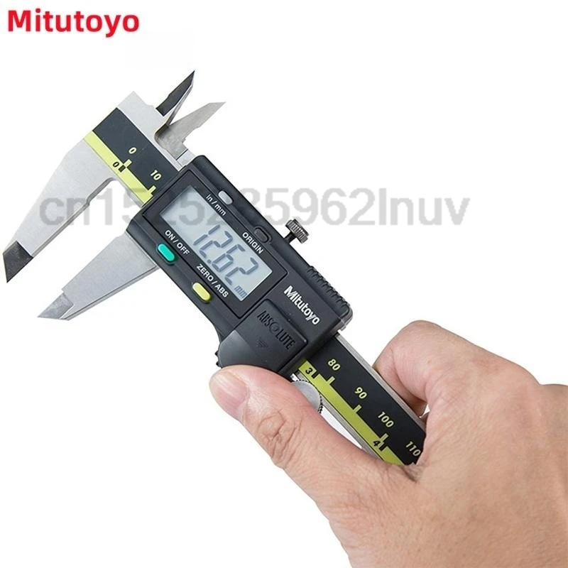 

Mitutoyo CNC Calipers Measurement LCD Electronic Vernier Digital Ruler 8inch 0-200mm 500-197-30 Divider Depth Gauge Tools