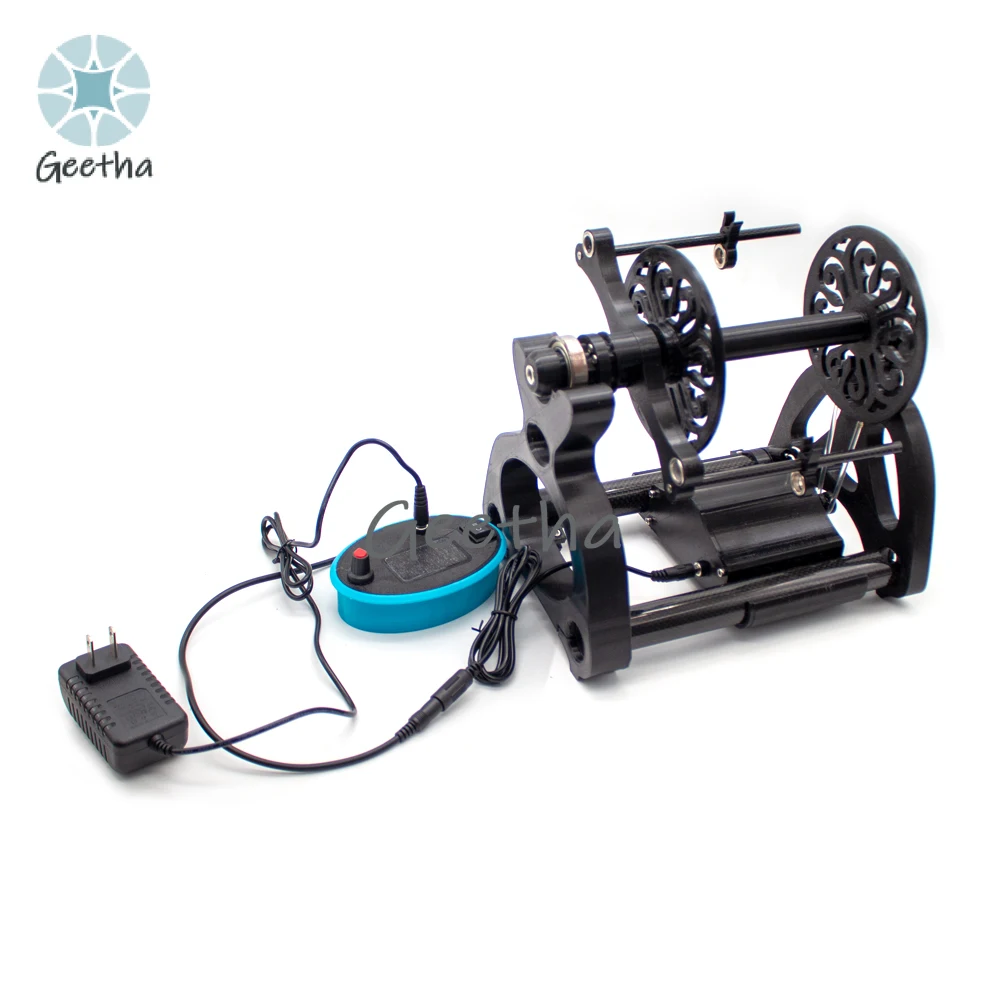 AC100-240v Household Digital Display Mini Electric Spinning Wheel, Wool Fibre Twisting, Forward and Reverse