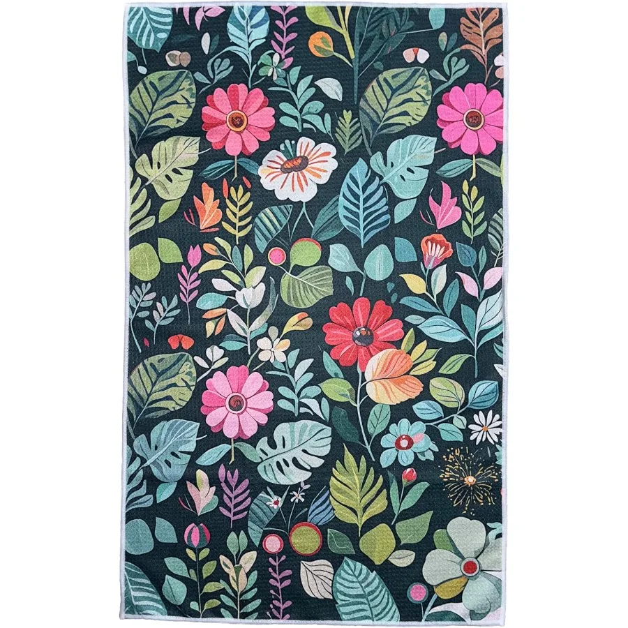 

18" x 30" Highly Absorbent Kitchen Towels Quick Dry Microfiber Tea Towel Dish Towels for Kitchen Drying Ultra Soft Premium Hand