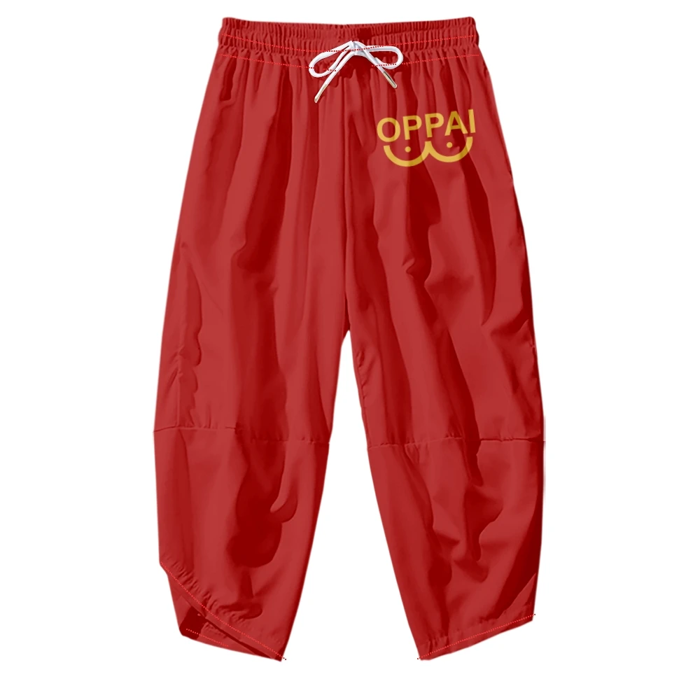 

Японские брюки-кимоно, винтажные брюки, аниме Saitama Oppai, брюки с принтом для женщин и мужчин, традиционная азиатская одежда, костюм для косплея