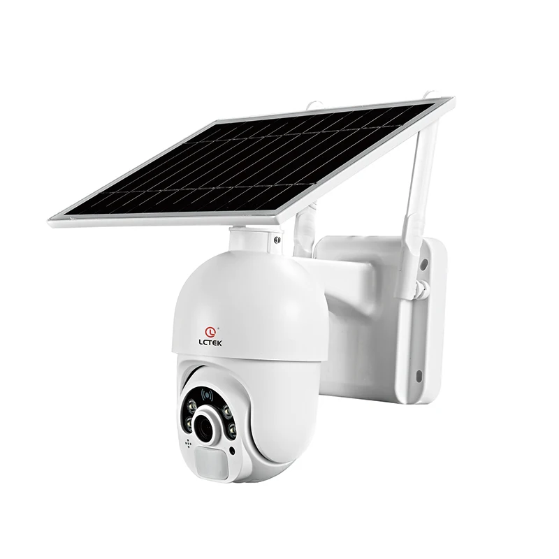 

LCLCTEK 4G Intelligent Solar PTZ Camera Outdoor Waterproof PIR Motion Detection P2P Wireless CCTV CAMERA
