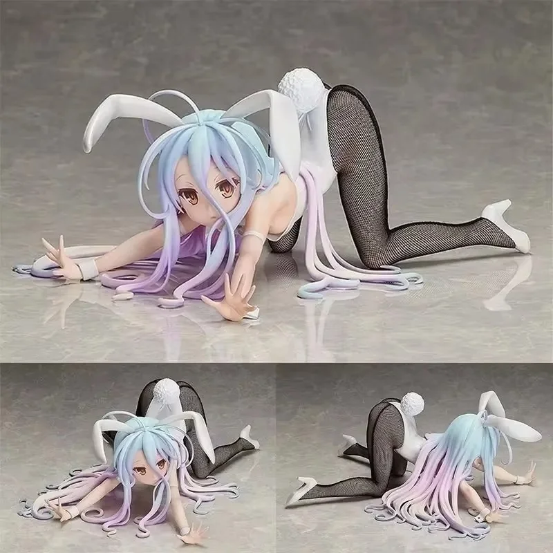 In Stock 1/4 Anime Girl Figures No Game No Life B-Style Jibril Bunny Ver Statue Figure Adult Collection Pvc Model Toy Gift