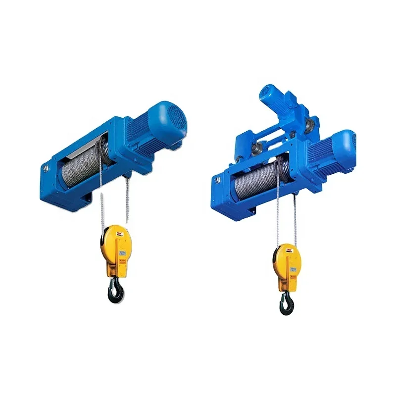 1T 16T Capacity Single Double Speed Polipasto electrico de cable para gruas aereas Electric Wire Rope Hoist for Overhead Crane