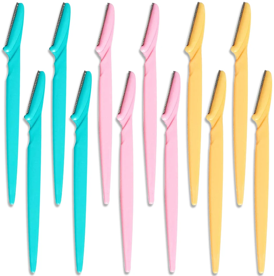 

100PCS Eyebrow Trimmer Blade Shaping Knife Eye Brow Epilation Face Blades Hair Removal Scraper Shaver Woman Makeup Tools