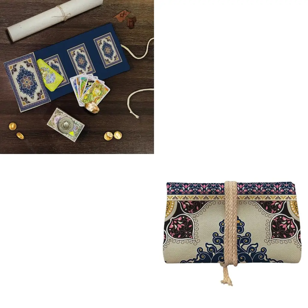 

Сумка для хранения карт Таро стойкости с мистическим искусством для аксессуара для гадания
