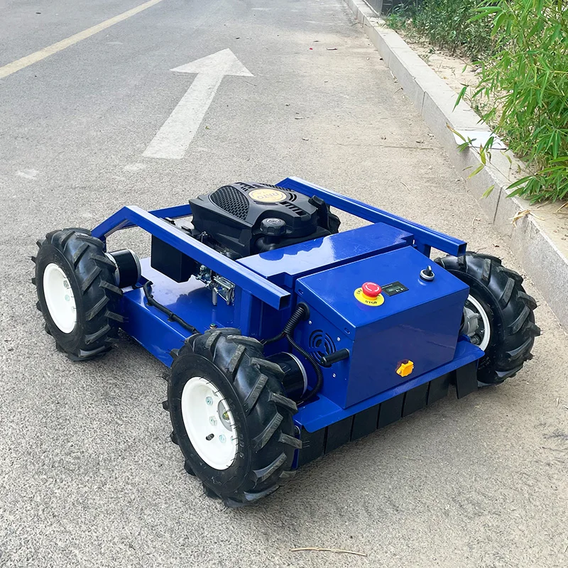 CustomizedRemote Control Lawn Mower Brush Cutter Engine Lawn Mower Caterpillar Lawn Mower