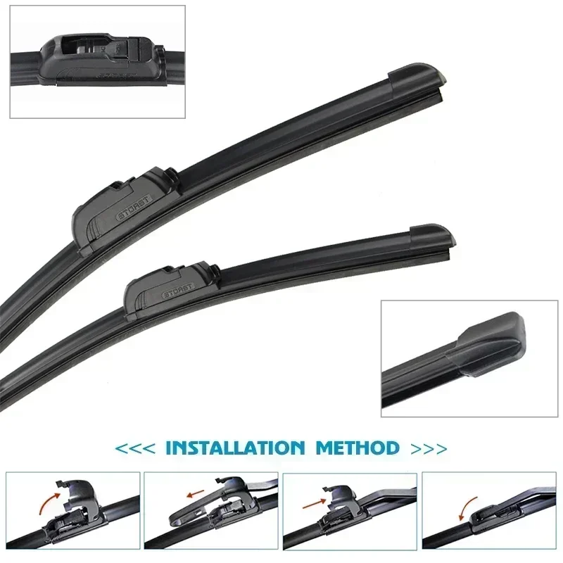 Car Wiper Blades For KIA Forte 2010 2011 2012 2013 Windshield Windscreen Front Window Blades  24\