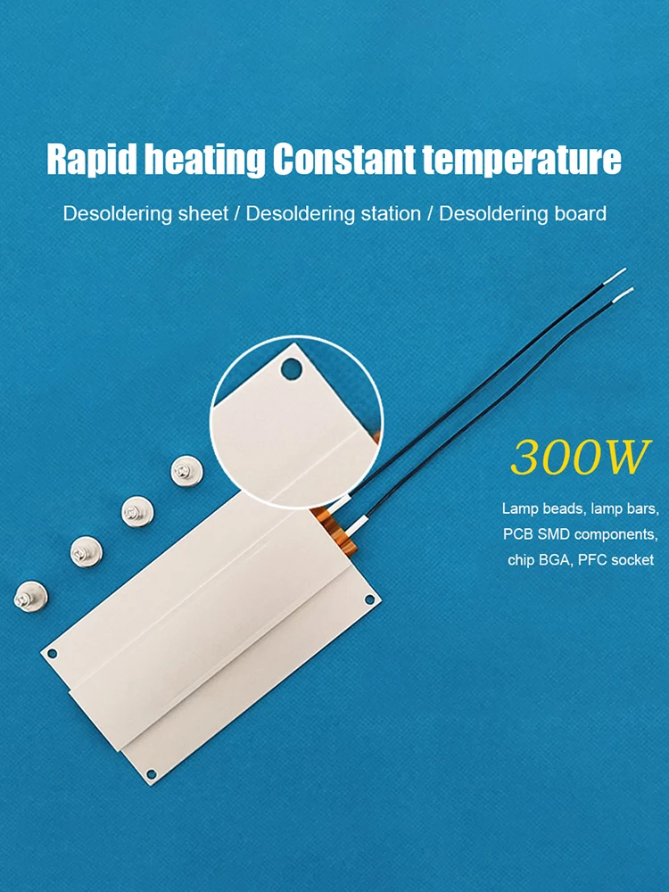 400W PTC Heating Plate Chip BGA Soldering Ball Split Aluminum LED Remover Board