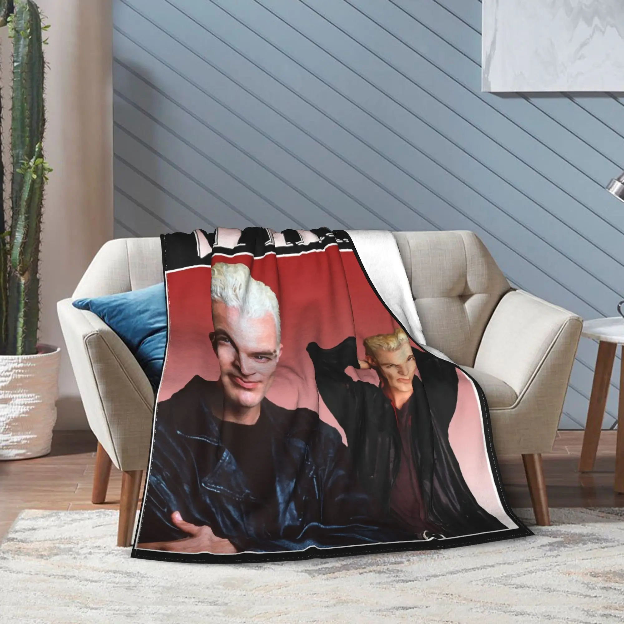 سبايك بافيز مصاصي الدماء القتلة البطانيات الصوف الديكور خفيفة الوزن رقيقة رمي بطانية للفراش الأريكة الفراش يلقي