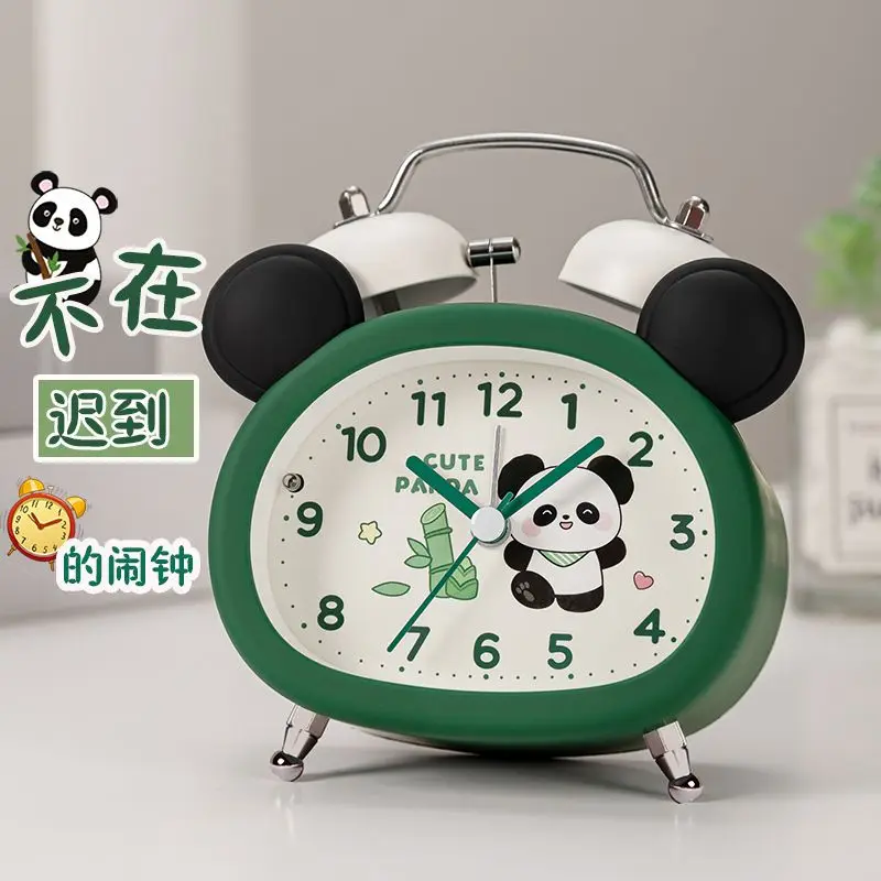 Panda Alarm Clock for Kids Girls Boys LED Digital Snooze Cute Bedside Bedroom Desk Clock Children Gift Home Decoration