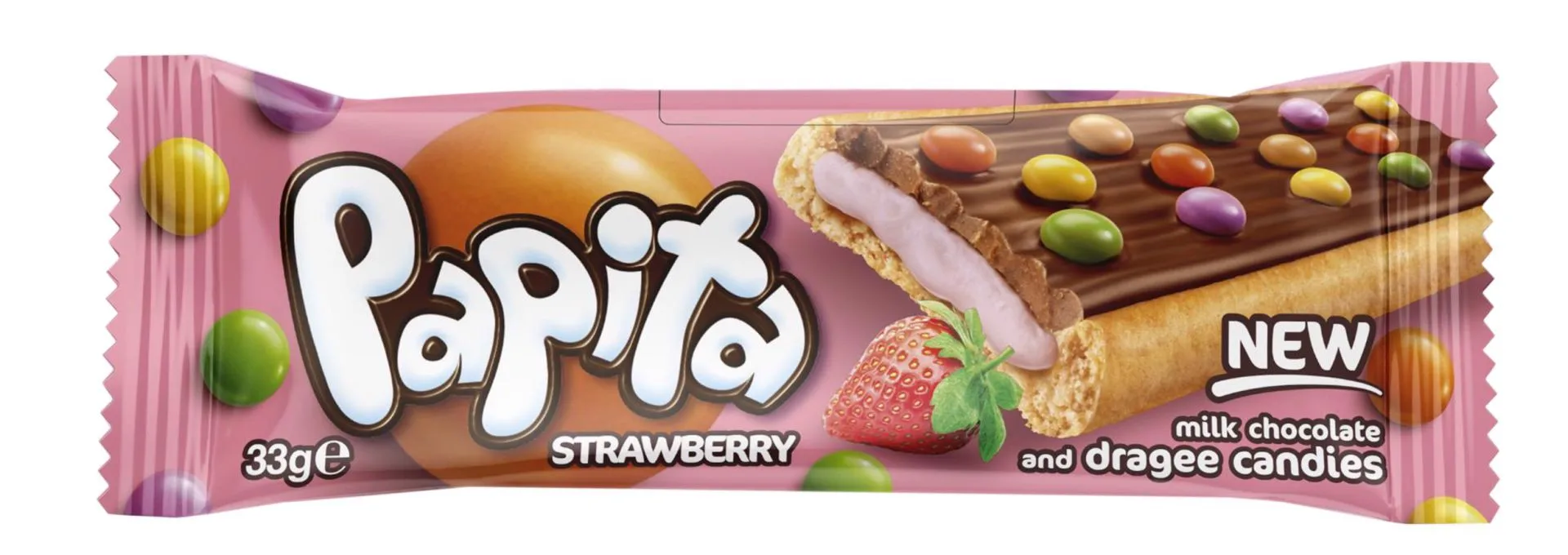 Tim Solen Papita Barra de fresa 33g