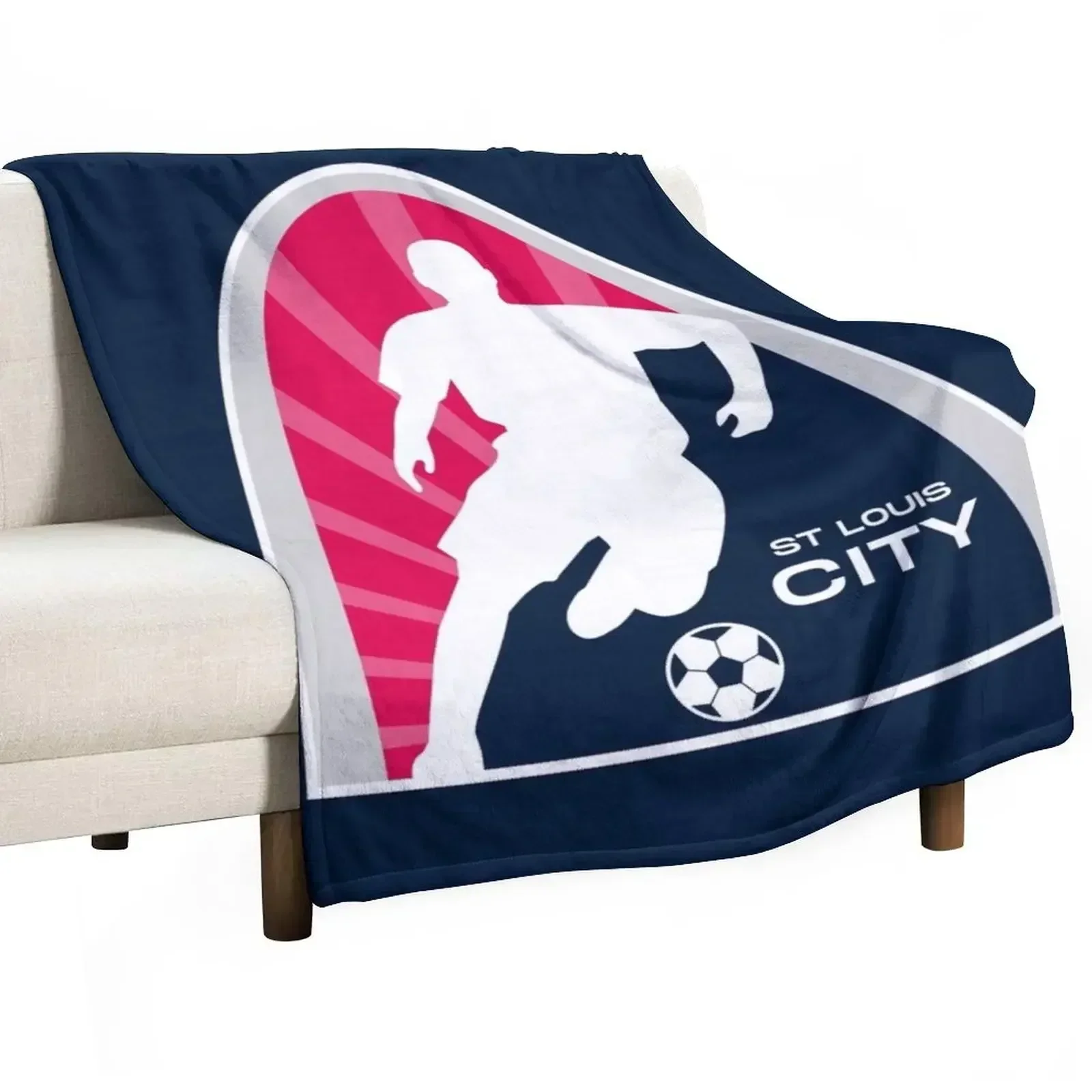 

STL Soccer Dribble Throw Blanket Versatile Cozy Throw Blanket for All Occasions