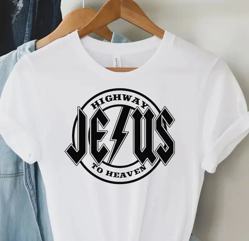 

Jesus Christian Christian Gift Faith Shirt Church Apparel Short Sleeve Top Tees O Neck Streetwear harajuku goth Drop Shipping