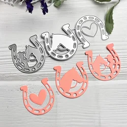 Horse Head Metal Cutting Dies for DIY Scrapbooking New Arrivals 2023 Stencil Album Stamps Crafts Embossing Paper Cards Die Cut