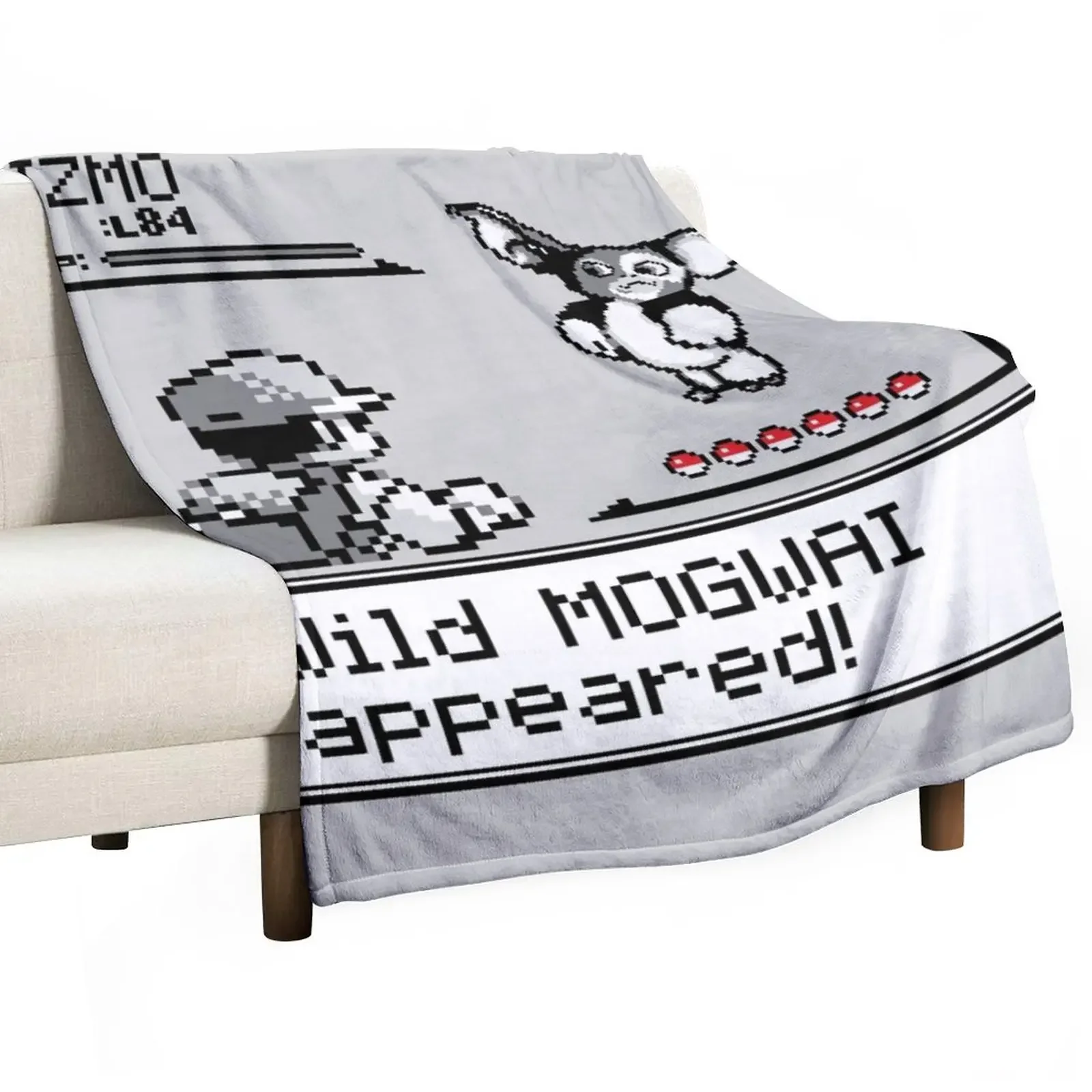 New Wild Mogwai Appeared Throw Blanket Picnic Bed Fashionable wednesday Blankets