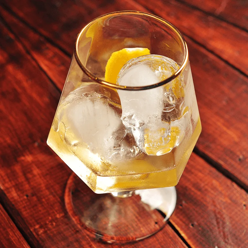 Vasos estéticos De cristal para fiesta, Copa creativa De cristal para cóctel, Copa dorada para boda, Copa De cristal para cocina y comedor