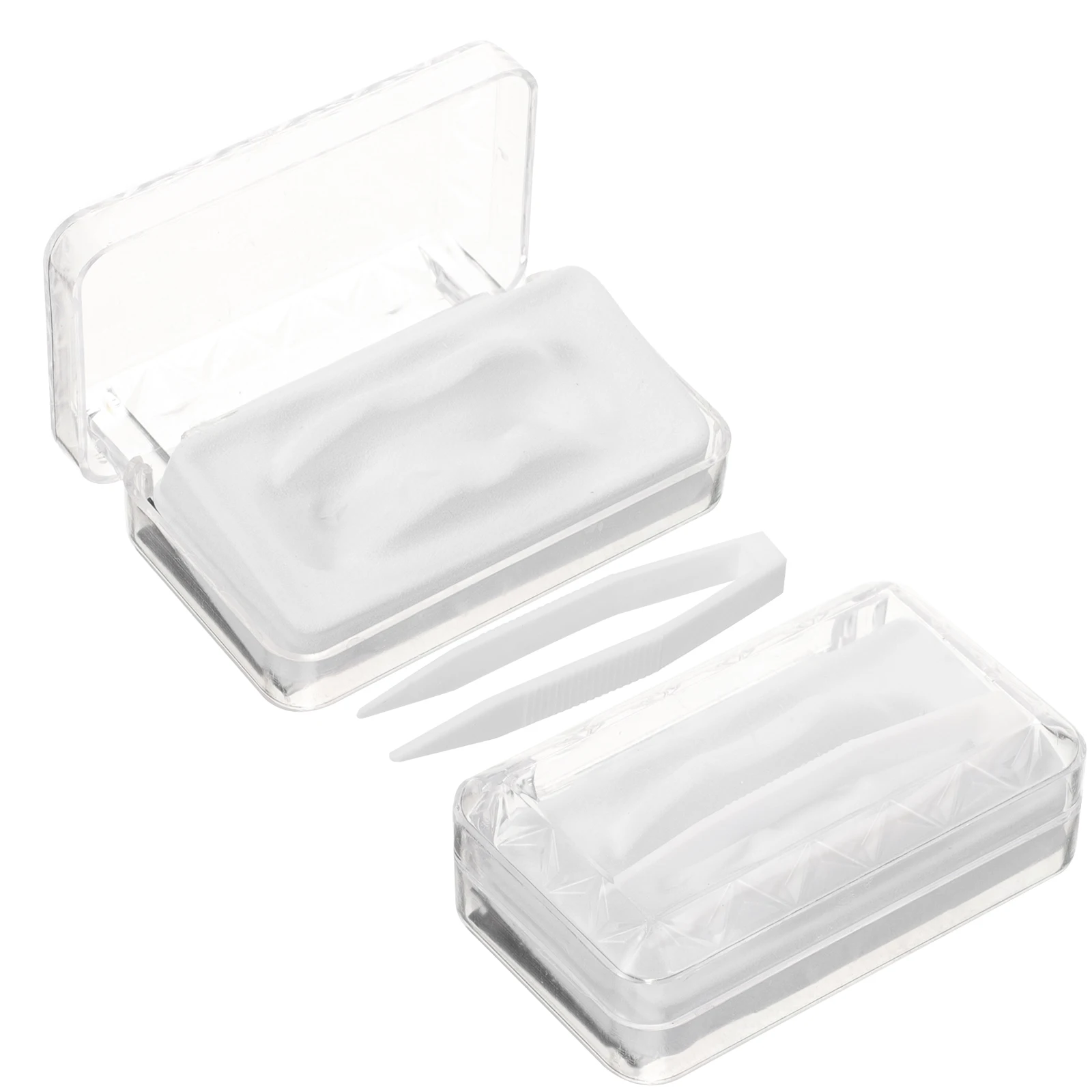 

2pcs Gold Case Retainer Container Teeth Storage Box Case Portable Travel Denture Box Storage Container HipHop Style