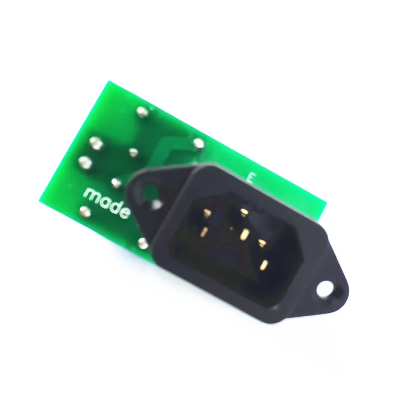 4A EMI noise filter  board with Gold-plated AC outlet for diy power amplifier
